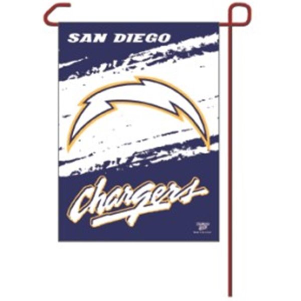 Caseys Los Angeles Chargers Flag 12x18 Garden Style 2 Sided 3208508383